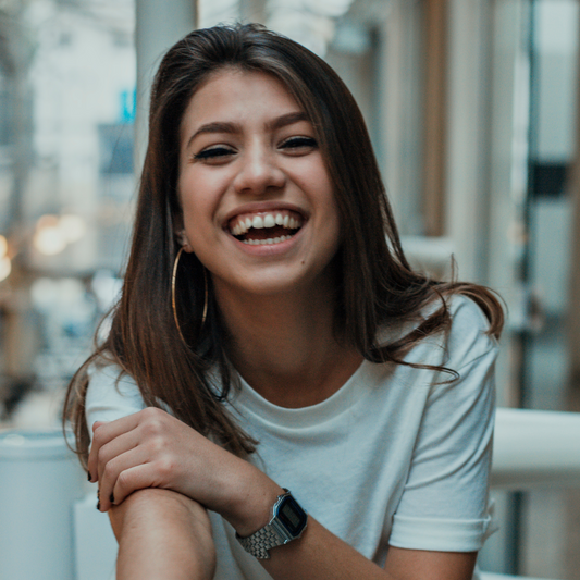white smile