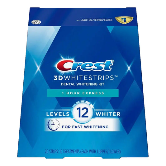 Whitening strips Crest 1 Hour Express 12 Levels Whiter Whitestrips