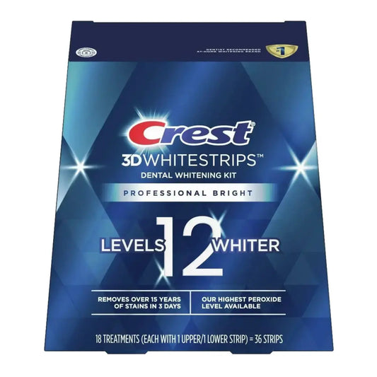 Whitening strips Crest 3D Whitestrips Professional Bright 12 Levels Whiter