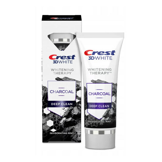 Toothpastes Crest 3D White Whitening Therapy Charcoal Deep Clean 99g