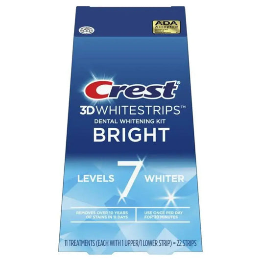Whitening strips Crest Bright 7 Levels Whiter Whitestrips