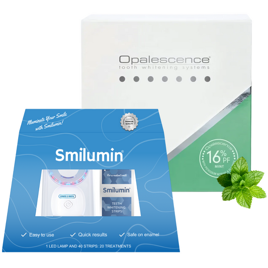 Smilumin LED Whitening Strips with Opalescence 16% Gel Set