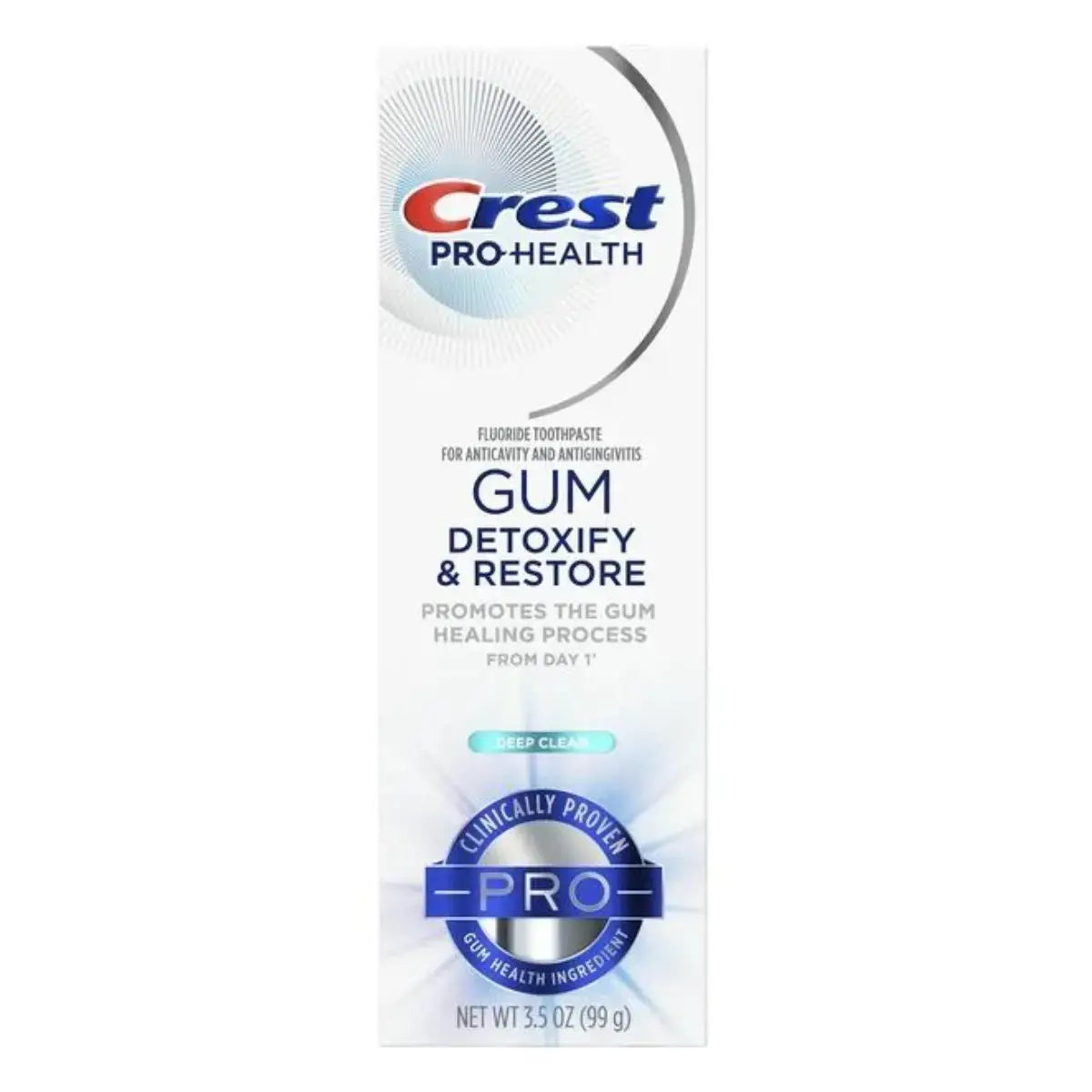 Toothpaste Crest Pro+Health Gum Detoxify and Restore Deep Clean Pro 99g