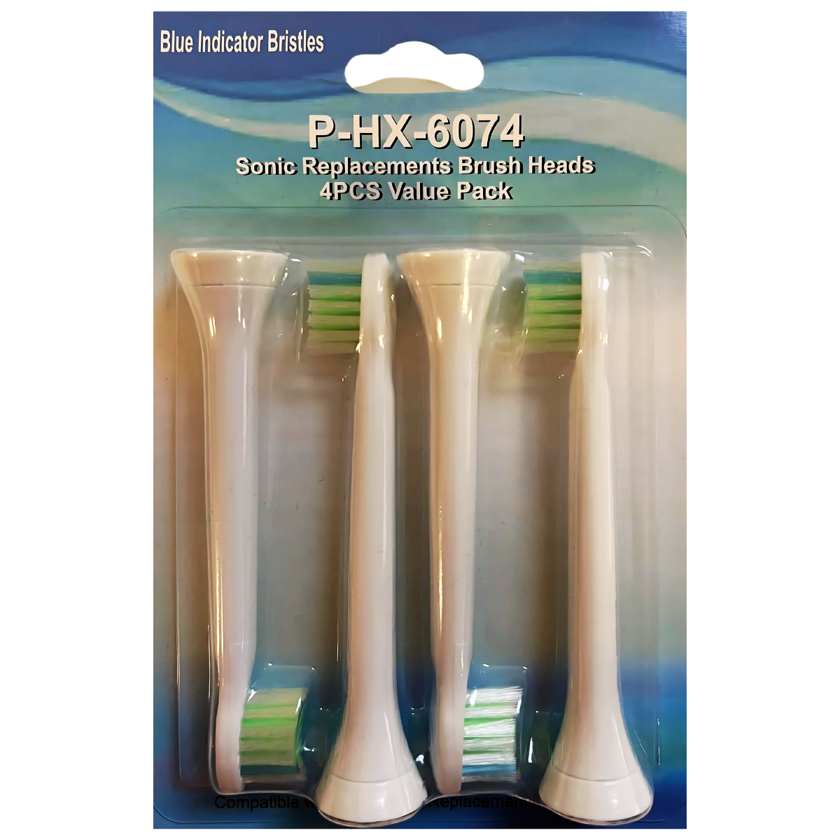 Set of 12 Compatible Brush Heads for Philips Sonicare – P-HX-6044/P-HX-6074/P-HX-6024