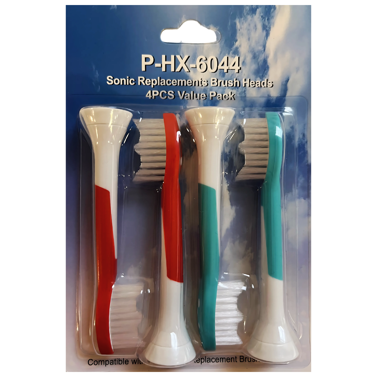 Set of 12 Compatible Brush Heads for Philips Sonicare – P-HX-6044/P-HX-6074/P-HX-6024