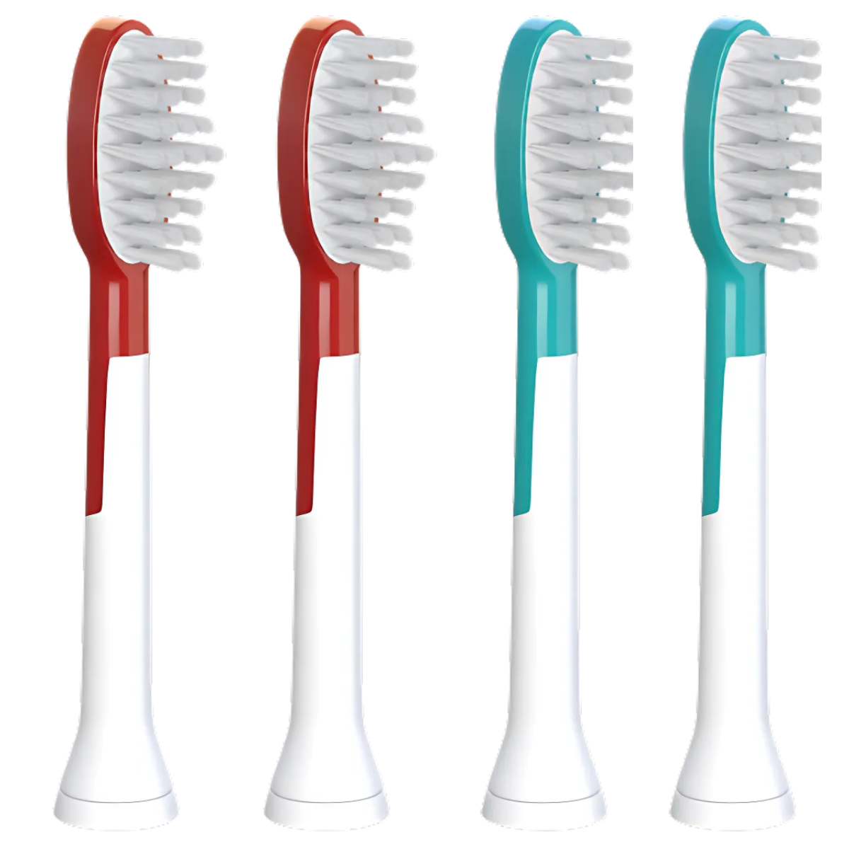 Set of 8 Replacement Brush Heads for Philips Sonicare Kids - 4x P-HX-6034/4x YM6044