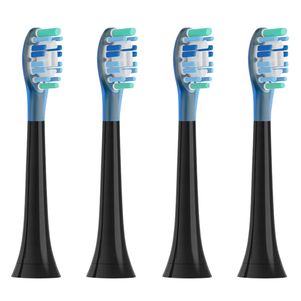 Set of 8 Replacement Brush Heads for Philips Sonicare – YM9044 Black & White