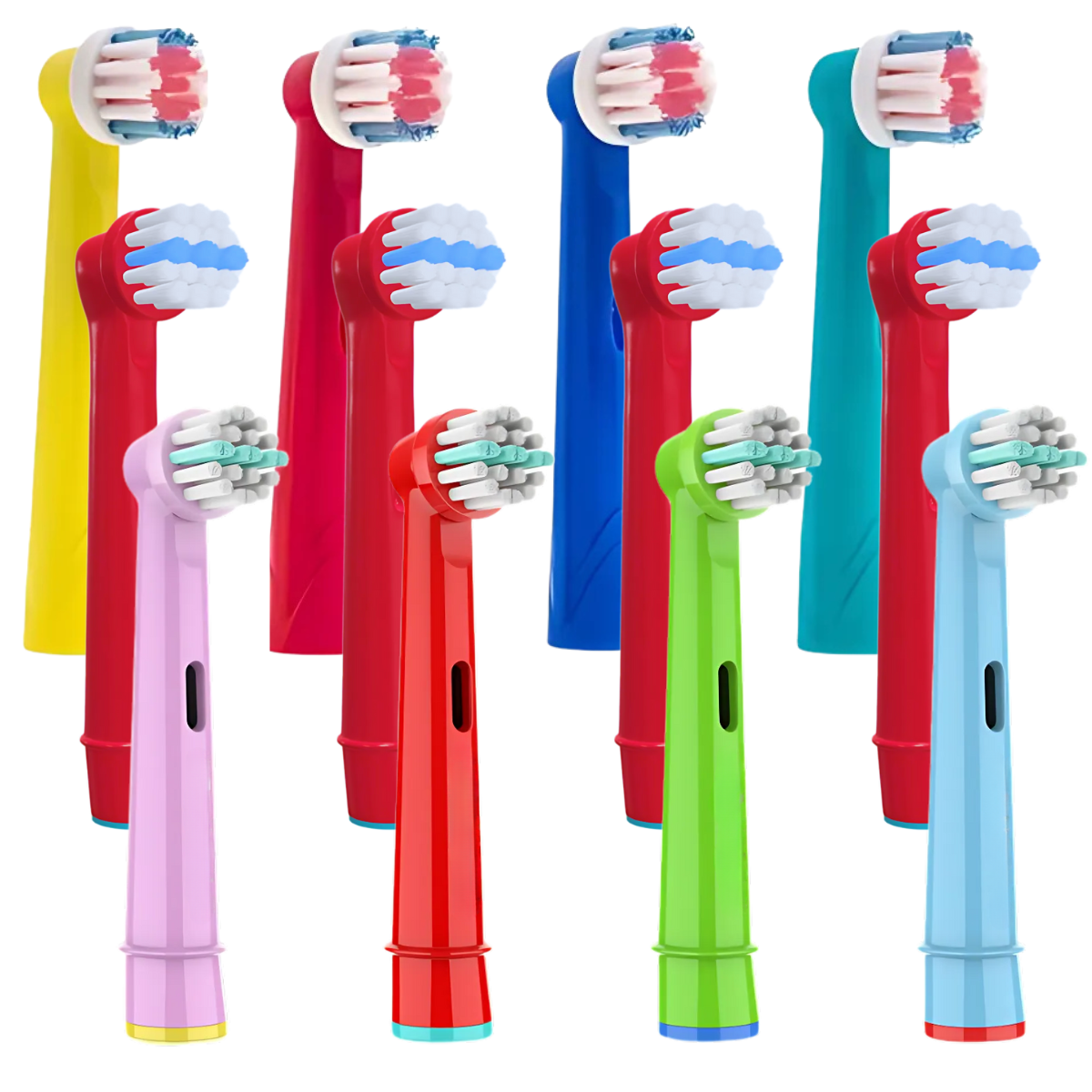 Set of 12 Compatible Brush Heads for Oral-B Toothbrush – EB-17A/EB-10A