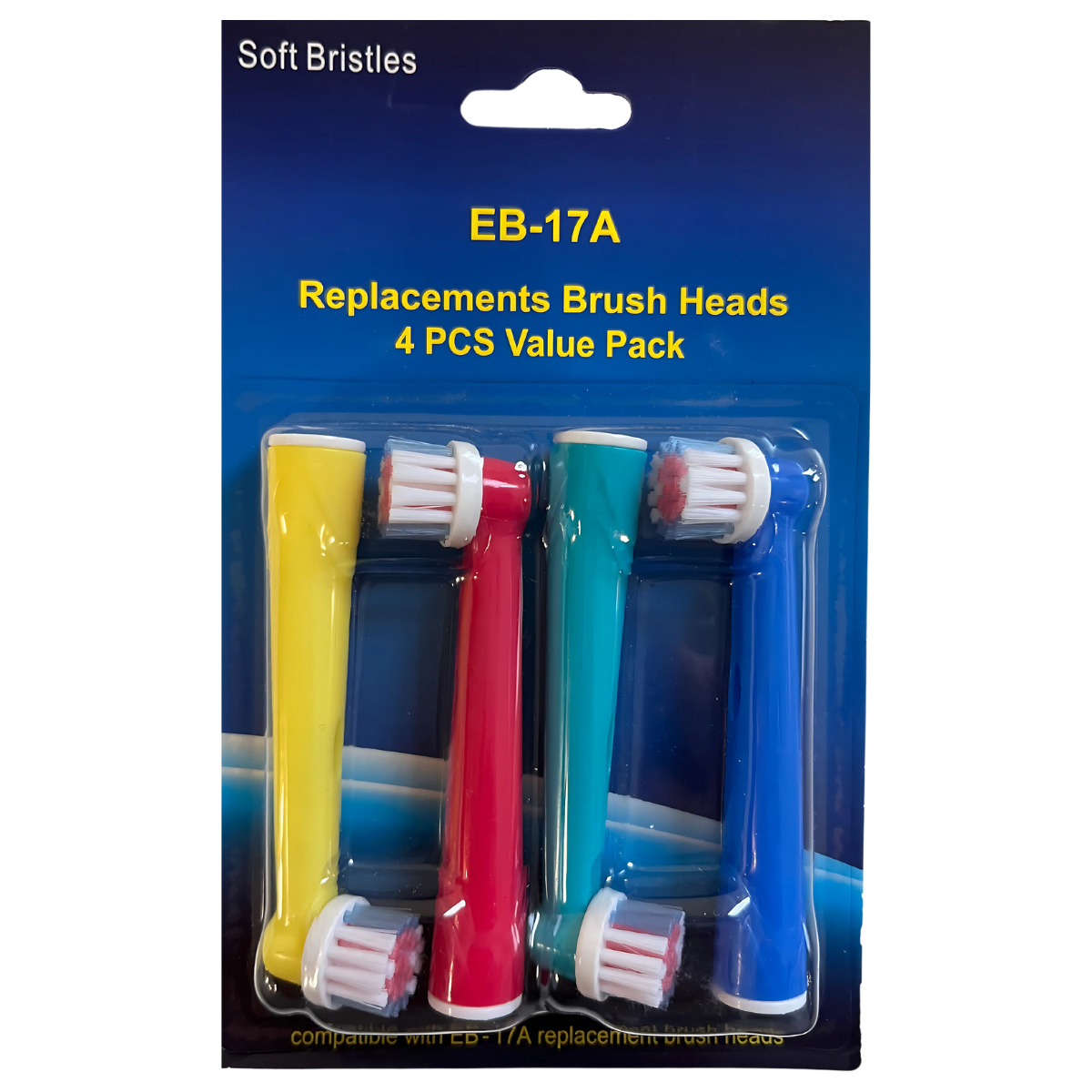 Set of 12 Compatible Brush Heads for Oral-B Toothbrush – EB-17A/EB-10A